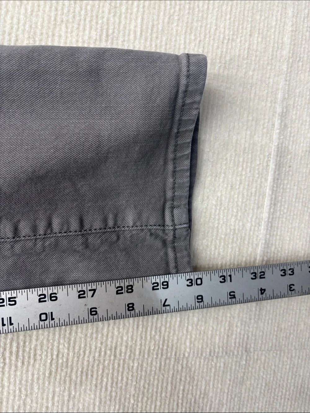 Liverpool Women’s Gray Denim modern straight Jeans 31